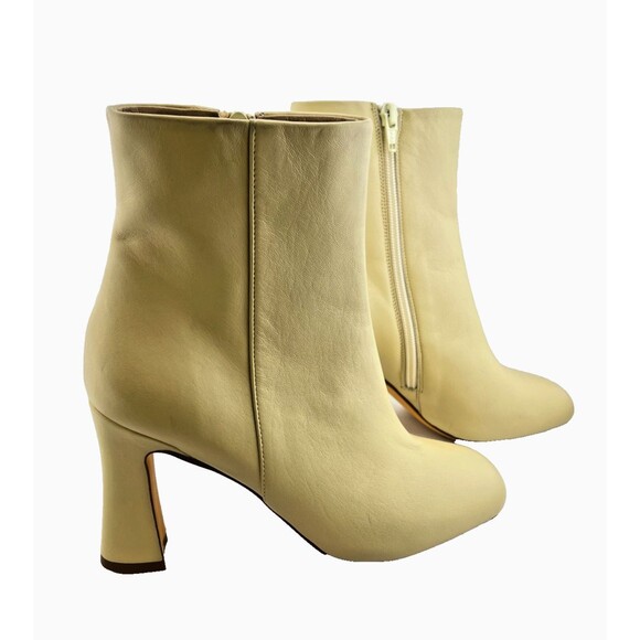 NIB Maryam Nassir Zadeh Venus Boots Leather Women's EU 36 Fawn Kick Heel ITALY - Picture 6 of 12